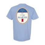 D/M BEER LABEL TEE | WASHED DENIM (Denim)